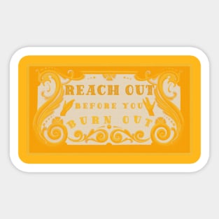 Reach Out Patch Sticker